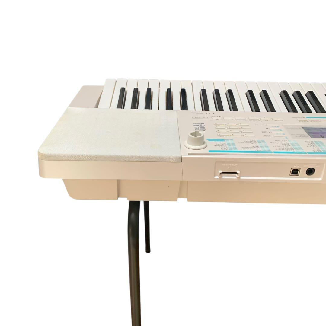 カシオ 電子キーボード・スタンドセット LK-228 ホワイト