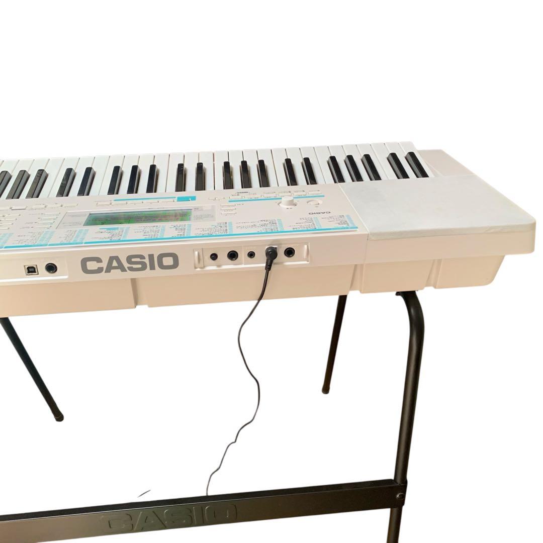 カシオ 電子キーボード・スタンドセット LK-228 ホワイト