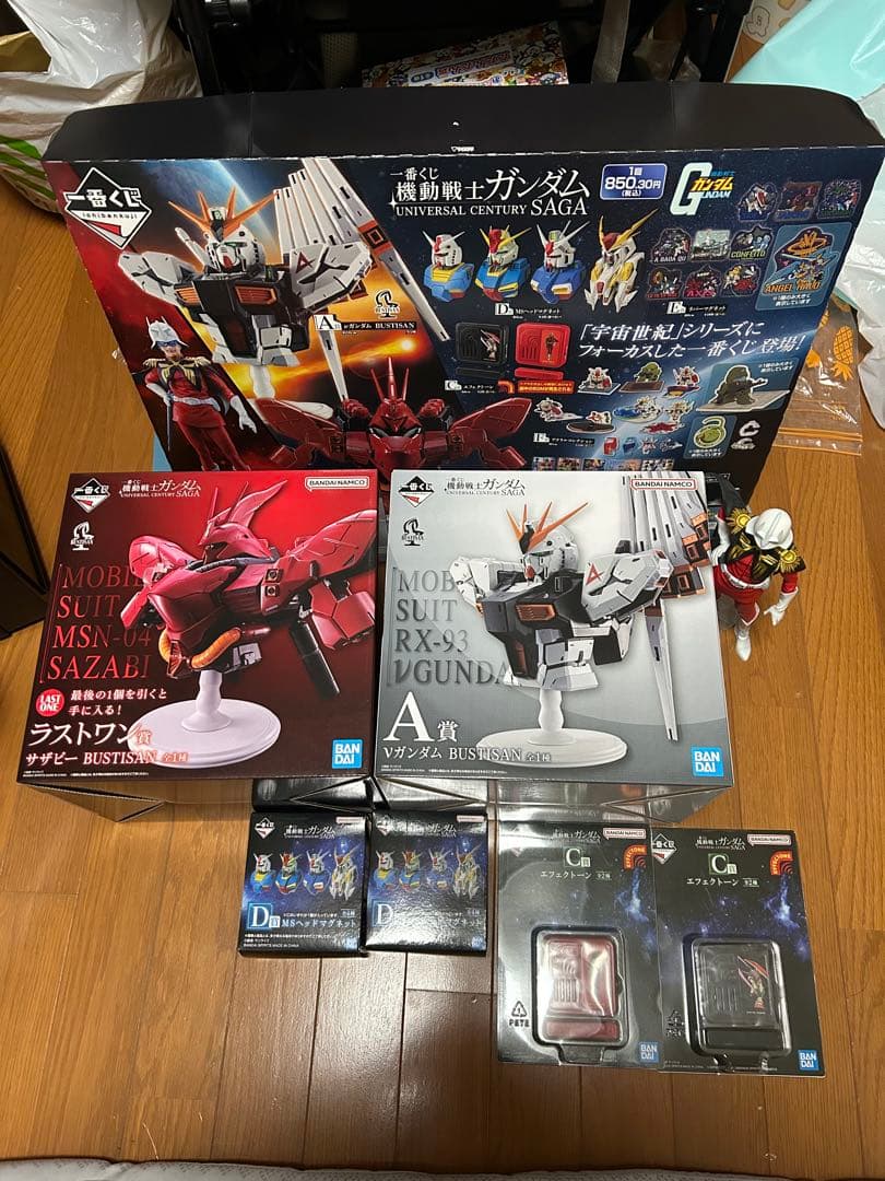 一番くじ 機動戦士ガンダム UC SAGA 全種 コンプリート セット