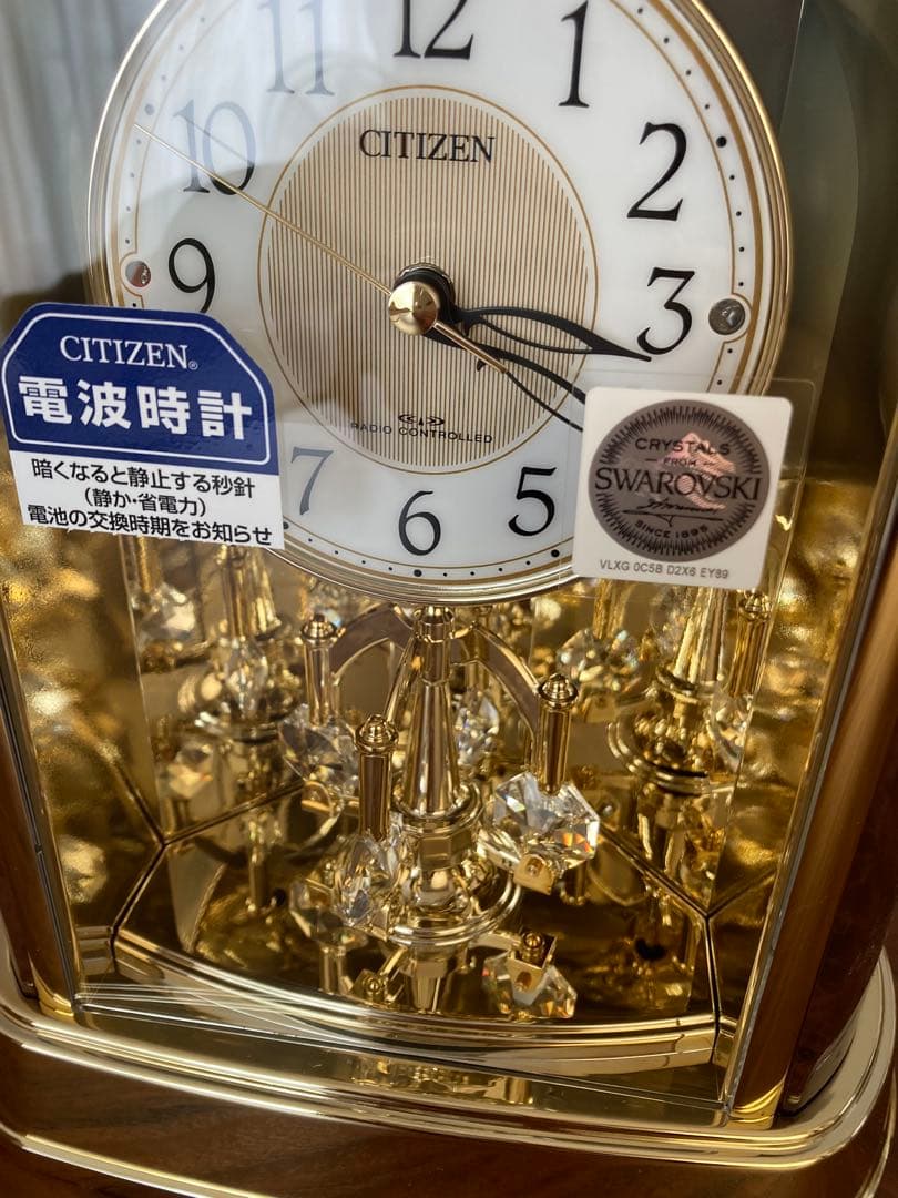新品⭐︎シチズン　電波時計スワロフスキー