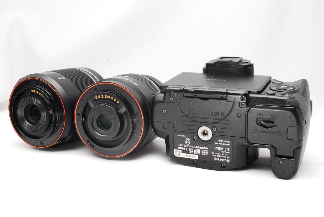 ♥ SONY α55 ♥純正ダブルレンズ♥スマホ転送♥初心者おすすめ♥ 一眼レフ