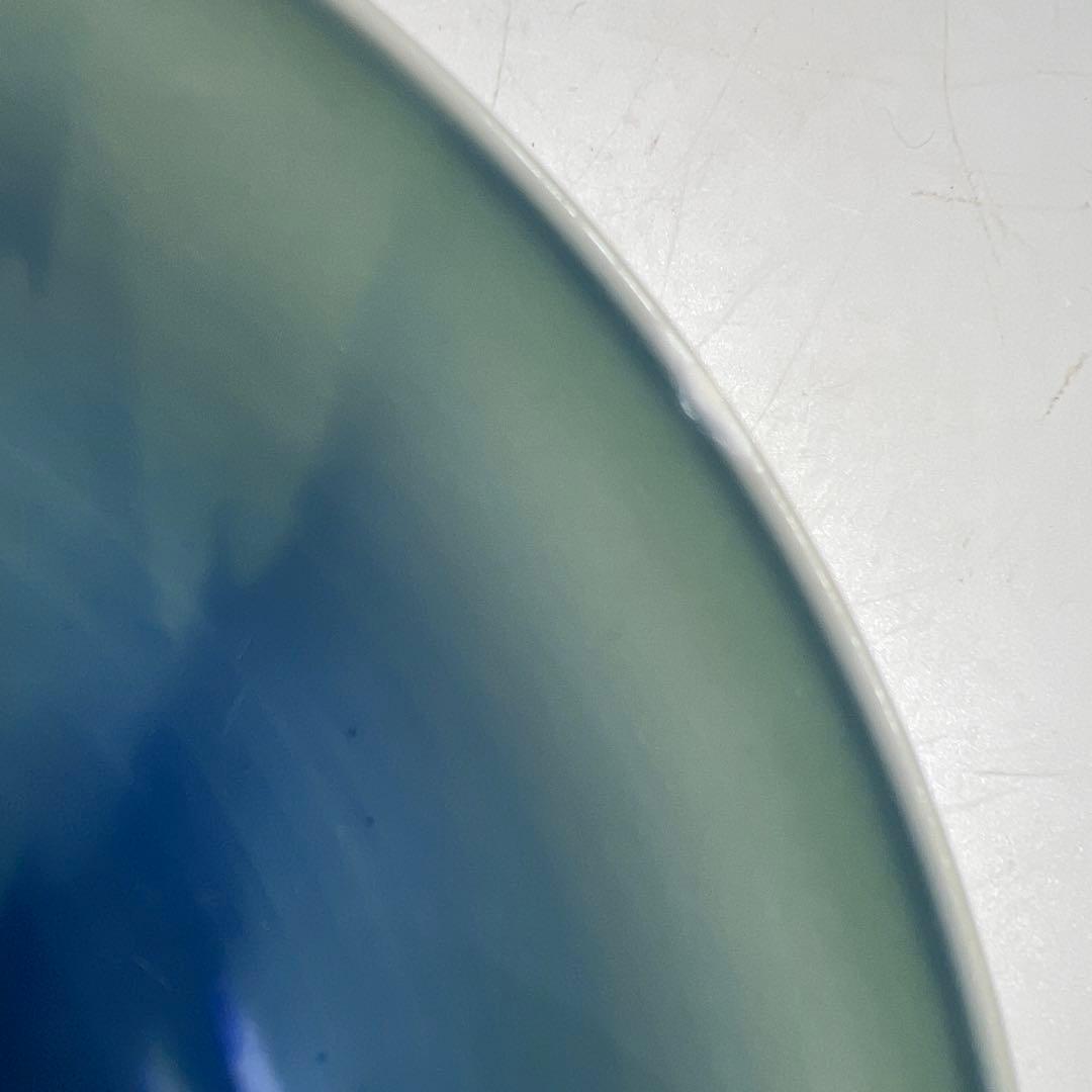 明治時代　深川製　富士図中皿5枚　直径約17.5㎝　東Y7-1104☆2Fタカオ