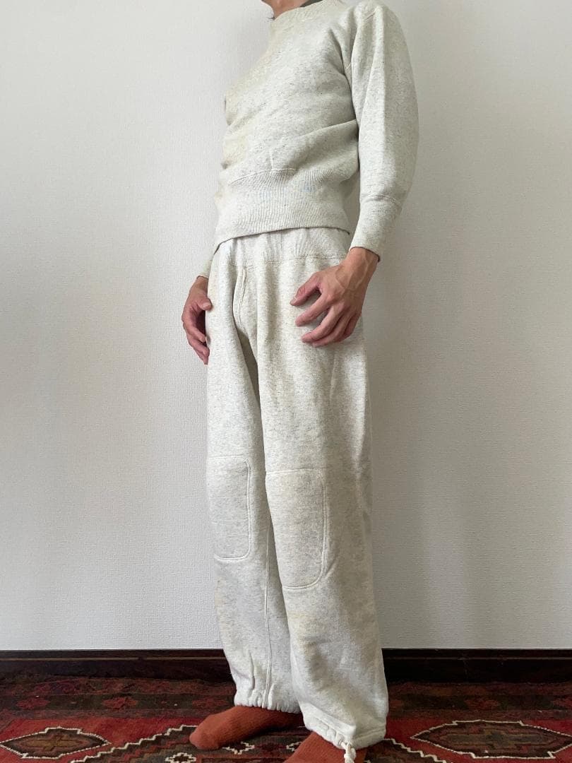 1940s US NAVY ダブルニー スウェット オートミール 大戦