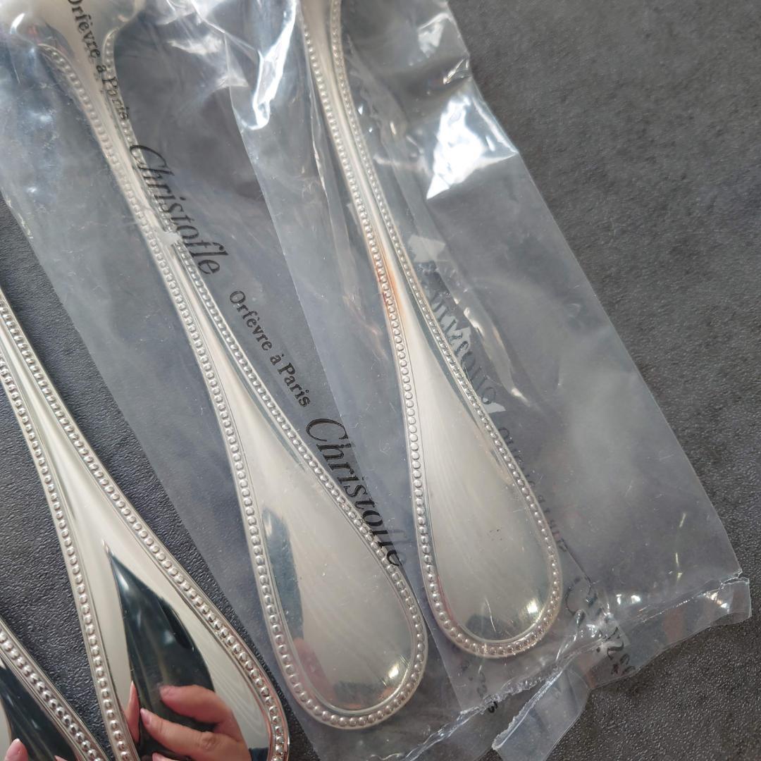 美品 クリストフル パール テーブルサイズ 未開封含む 6点