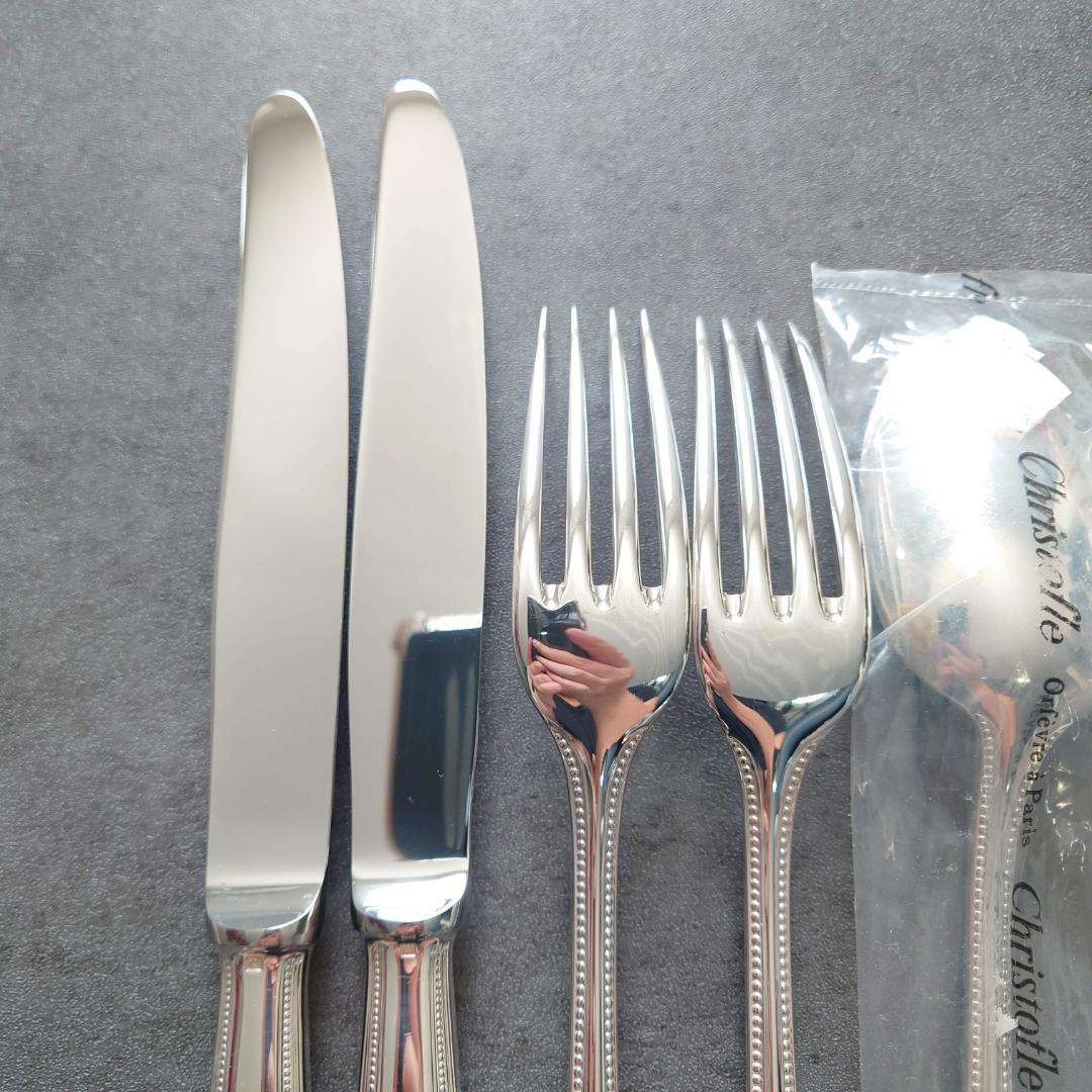 美品 クリストフル パール テーブルサイズ 未開封含む 6点