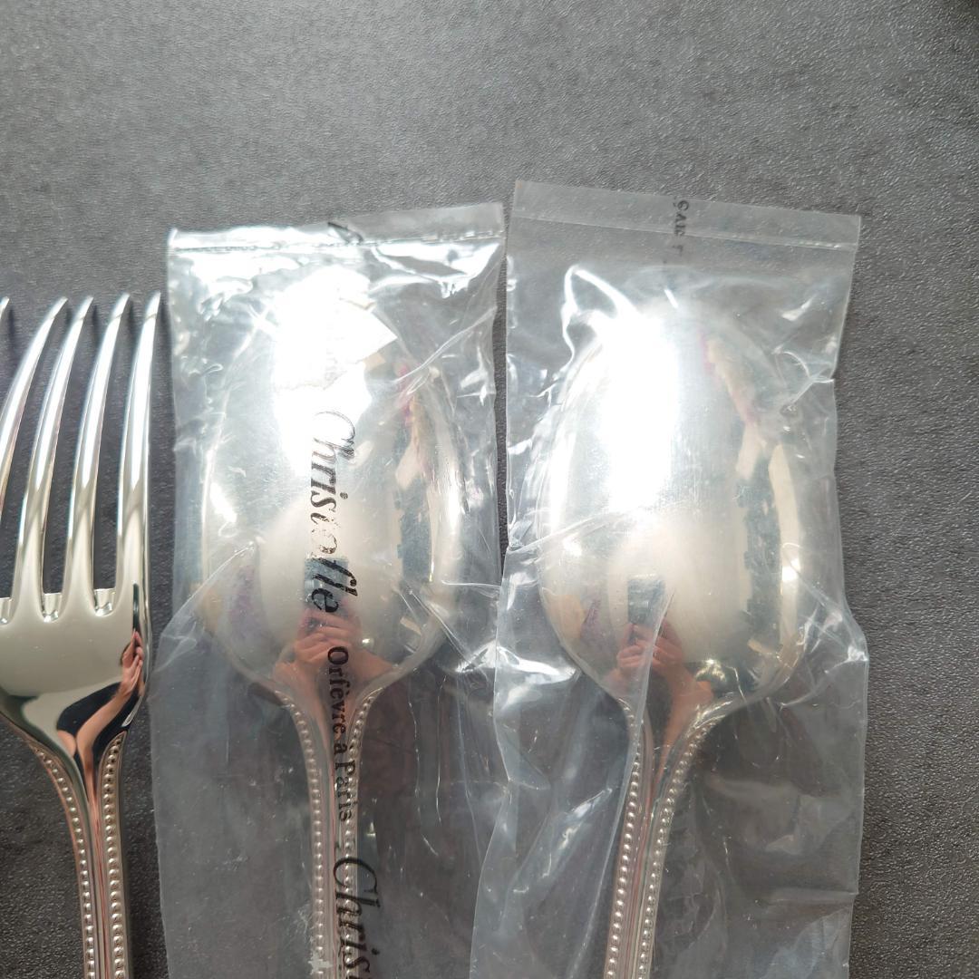 美品 クリストフル パール テーブルサイズ 未開封含む 6点