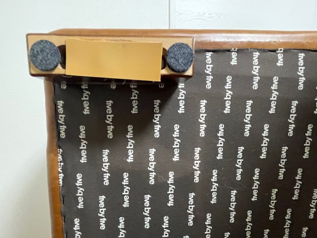 ACTUS アクタス five by five 3人掛 レザー ソファ