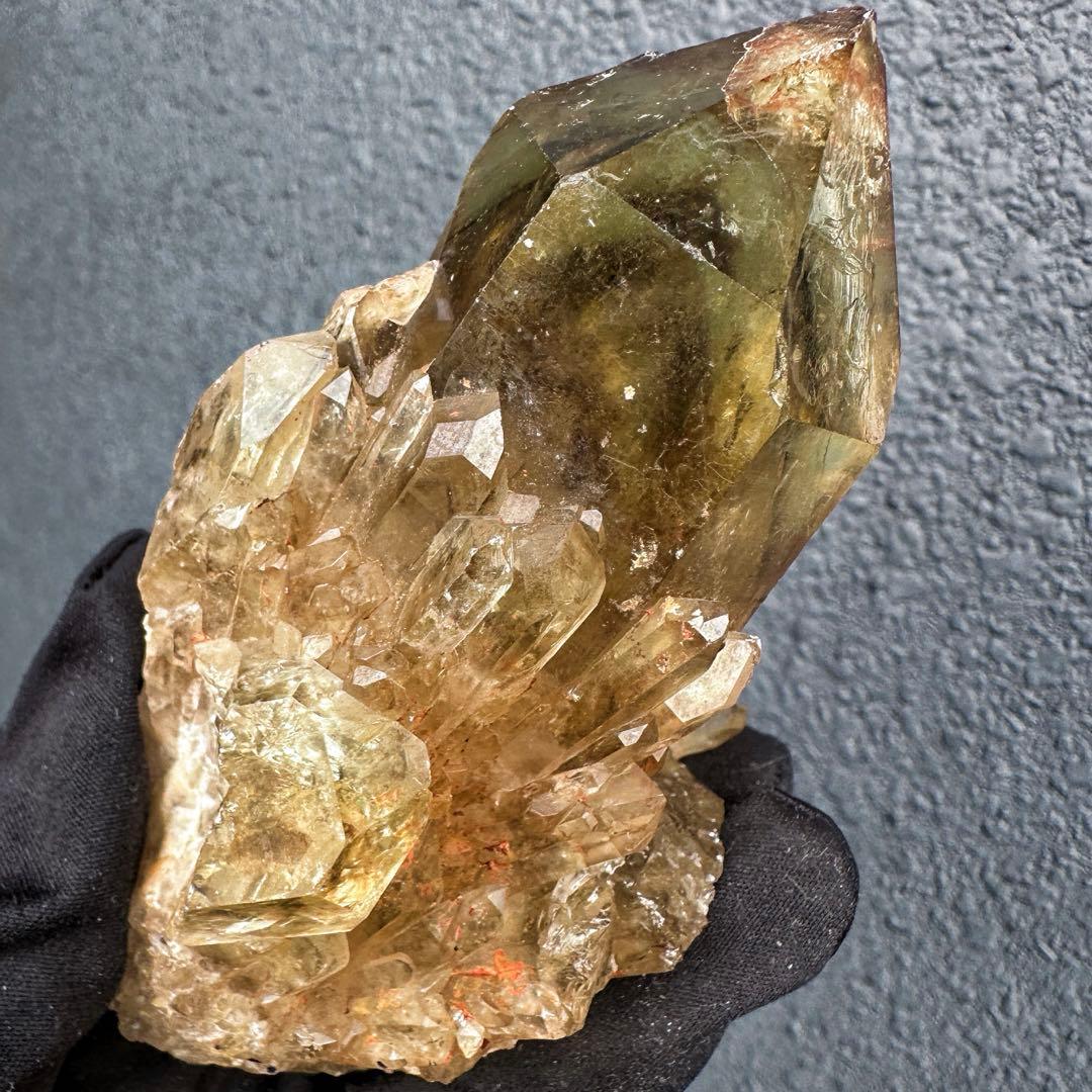 【金運】爆アレ❗️レインボー☆ファントム シトリン スピリットクォーツA1606