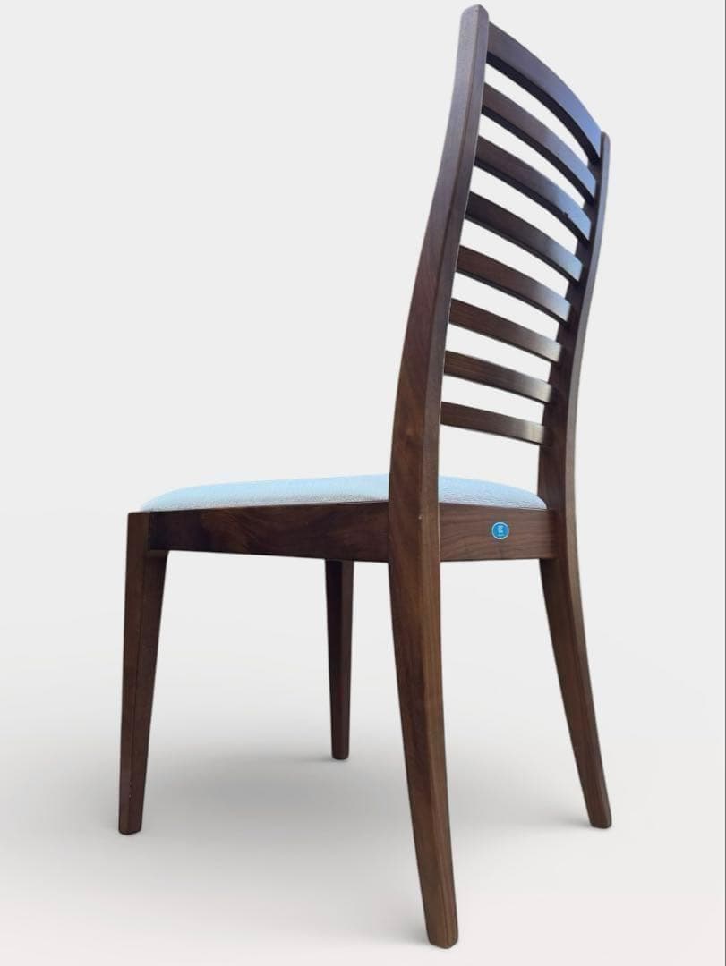 ②秋田木工 IDC大塚家具 ダイニングチェア ラダーバック 曲げ木 ２脚