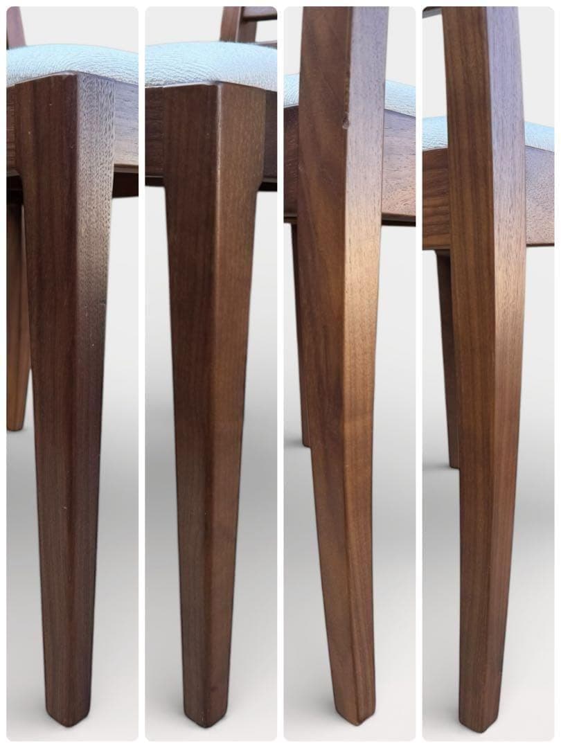 ②秋田木工 IDC大塚家具 ダイニングチェア ラダーバック 曲げ木 ２脚