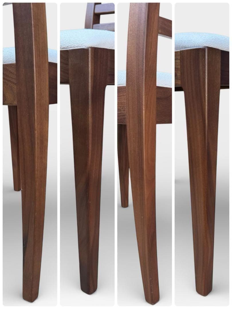 ②秋田木工 IDC大塚家具 ダイニングチェア ラダーバック 曲げ木 ２脚