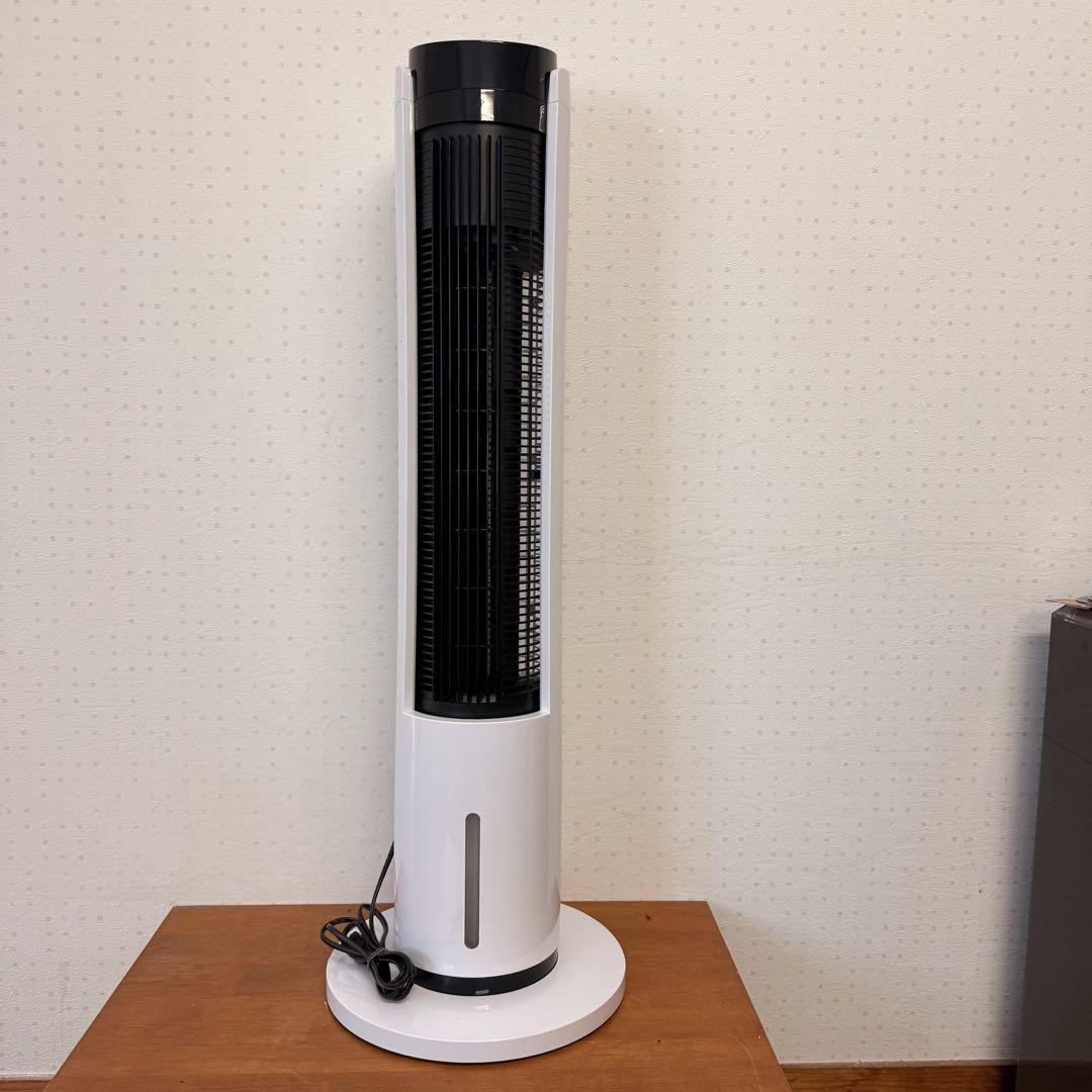 ● 美品 山善 冷風機 左右自動首振り 水タンク着脱式 FCR-BWG403