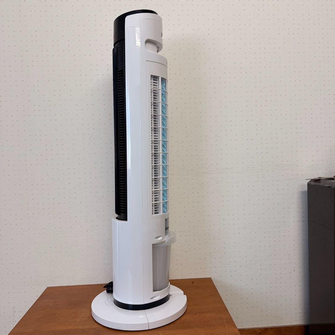 ● 美品 山善 冷風機 左右自動首振り 水タンク着脱式 FCR-BWG403