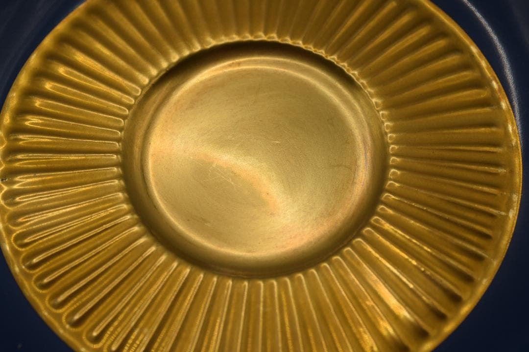 ノリタケ　スタジオ・コレクション　ブルー金彩デミタスカップ６客セット