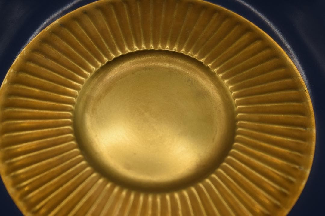 ノリタケ　スタジオ・コレクション　ブルー金彩デミタスカップ６客セット