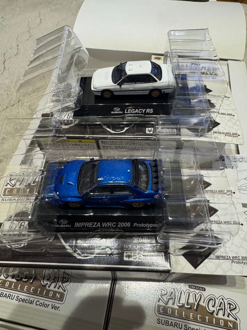 ミニカー rally car collection SUBARU