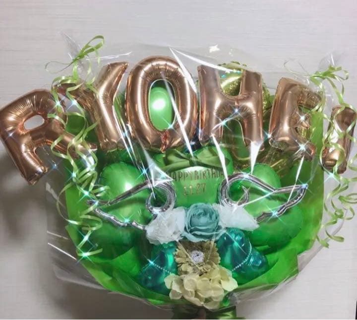 くろです　バルーンギフト　推し　バルーンブーケ　生誕祭