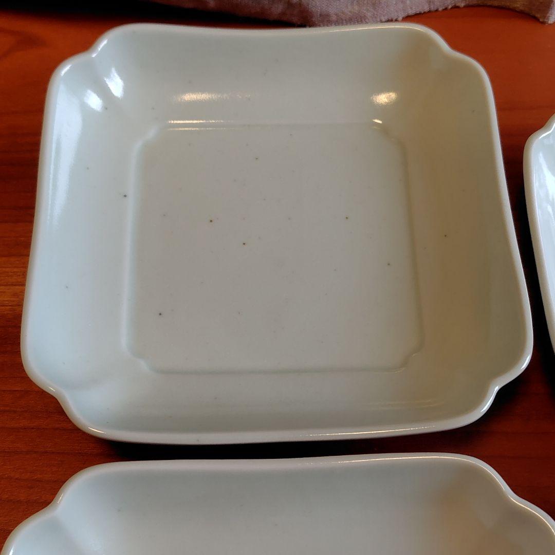 【美品】東屋 木瓜角皿 正角2枚と長角2枚