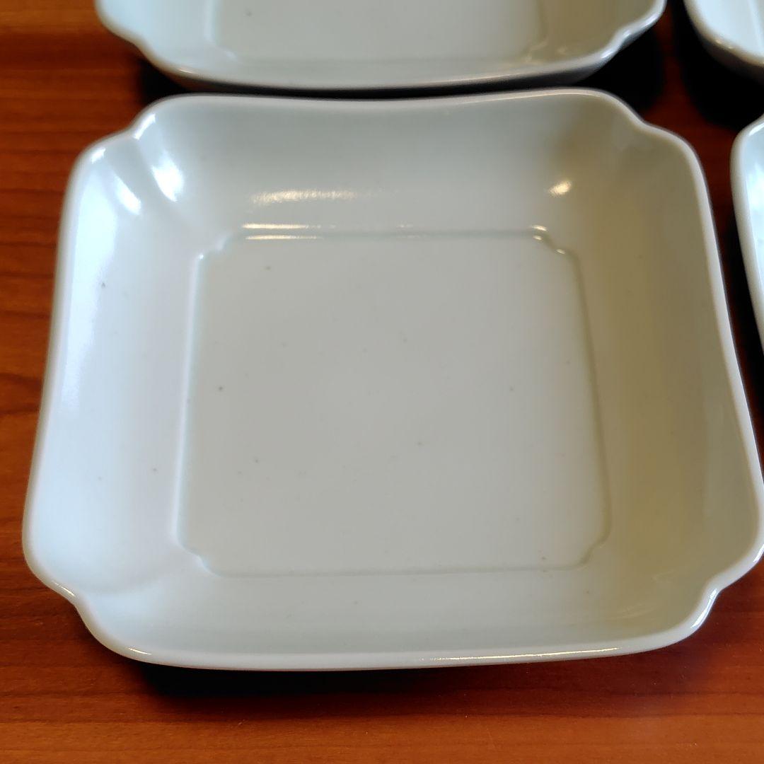 【美品】東屋 木瓜角皿 正角2枚と長角2枚