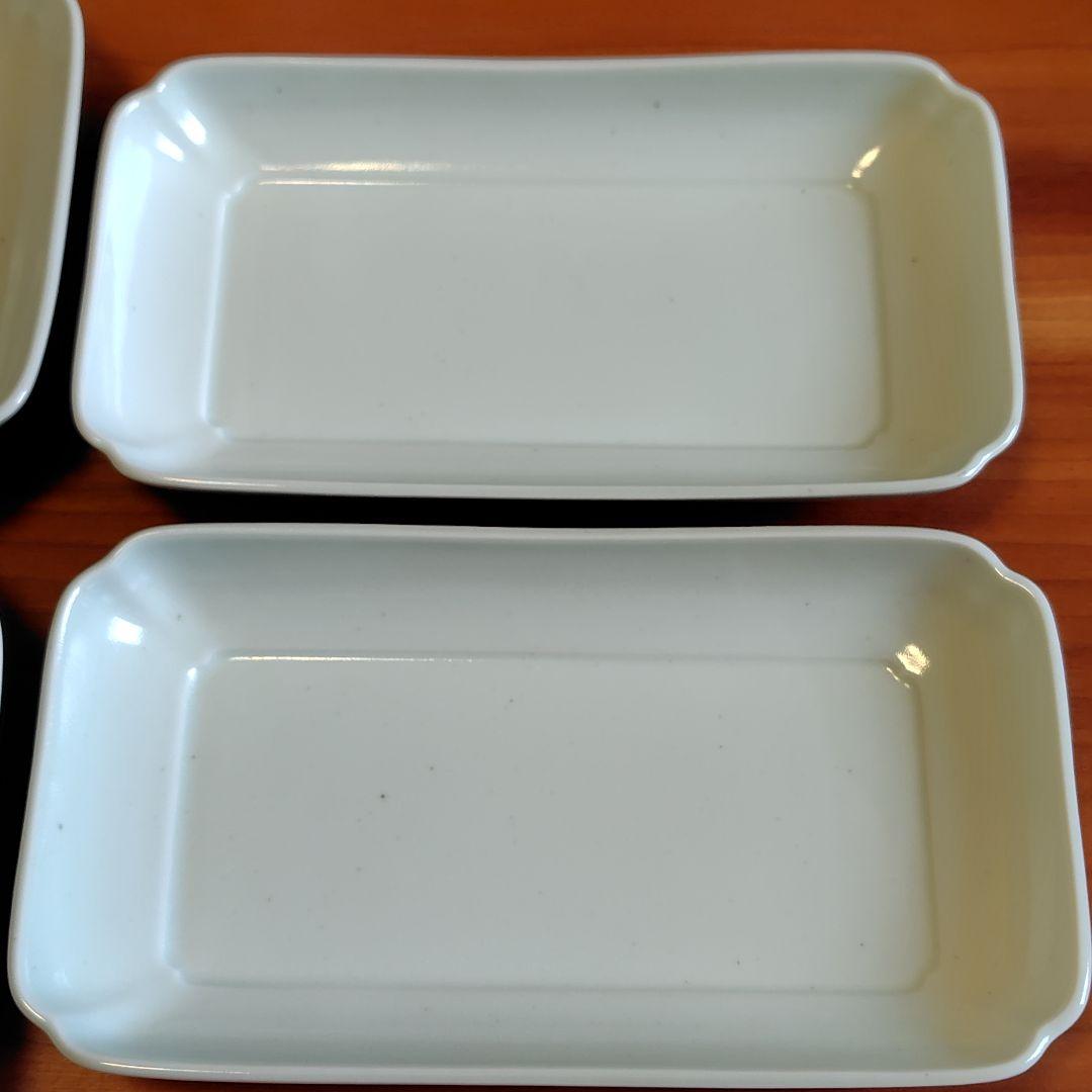 【美品】東屋 木瓜角皿 正角2枚と長角2枚