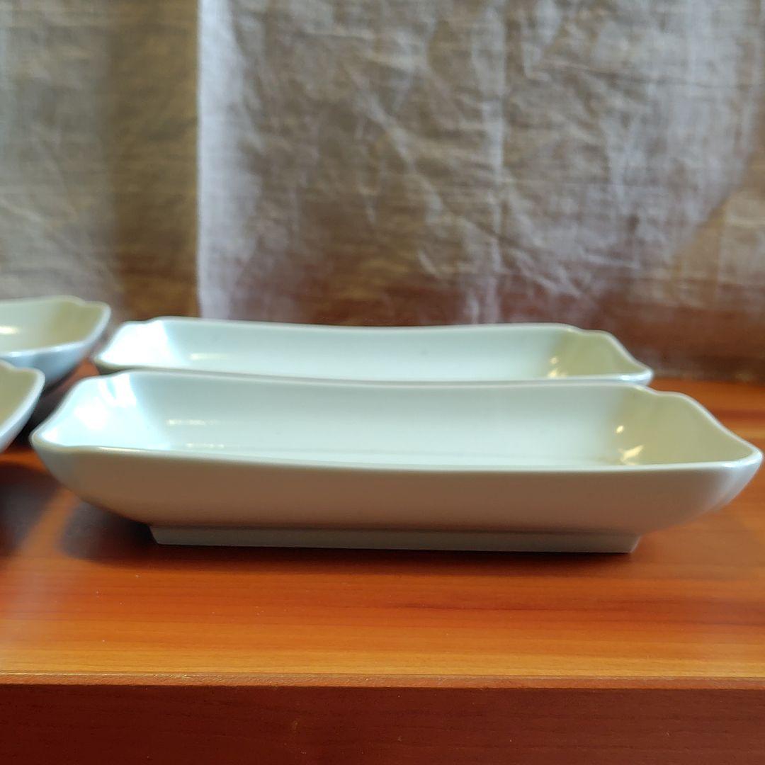 【美品】東屋 木瓜角皿 正角2枚と長角2枚