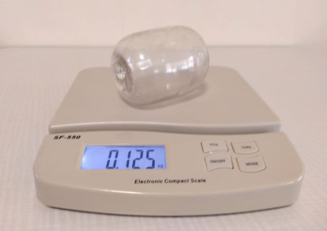浮き玉　②透明色のガラス浮き玉　俵型　珍品　激レア ガラス玉　フロート