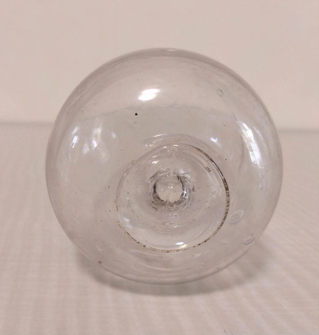 浮き玉　②透明色のガラス浮き玉　俵型　珍品　激レア ガラス玉　フロート