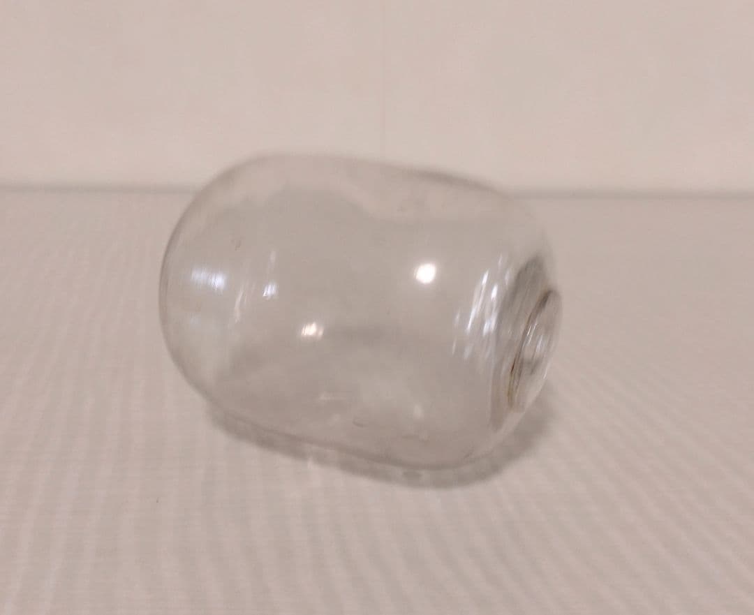 浮き玉　②透明色のガラス浮き玉　俵型　珍品　激レア ガラス玉　フロート