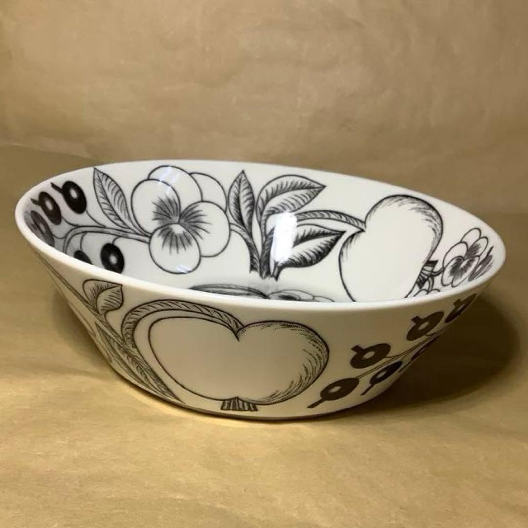 アラビア パラティッシュ ボウル16.5cm(ブラック)×2個(中古品)