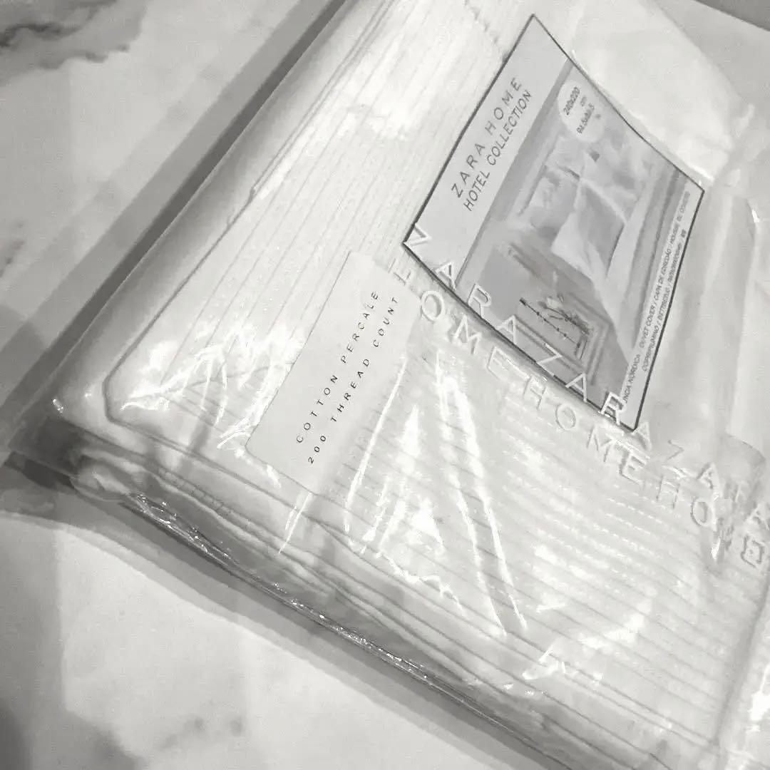 ザラ　掛け布団カバー　100%コットン