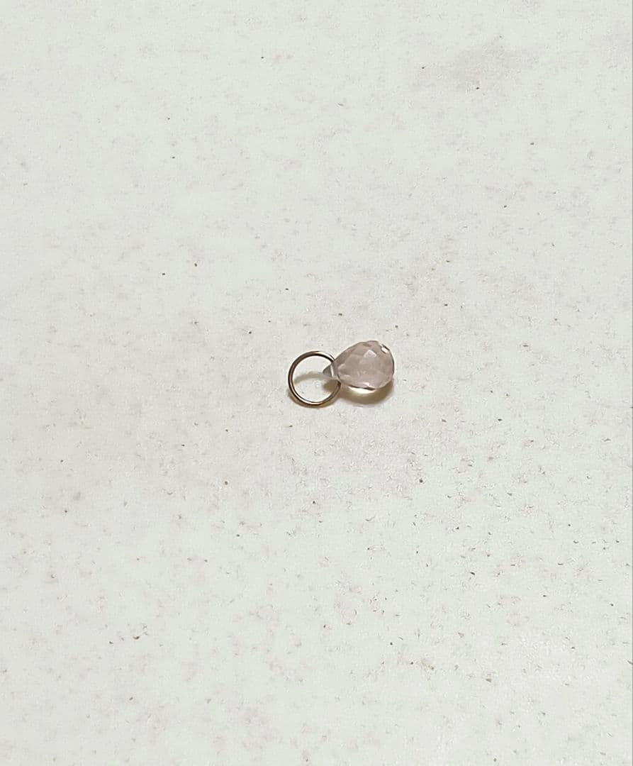 K18 K10 14KGFパーツ使用 天然石ブリオレット チャーム 8点セット