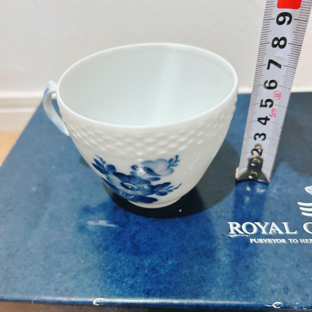 【美品】ロイヤルコペンハーゲン　ブルーフラワー　カップ＆ソーサー　ペア