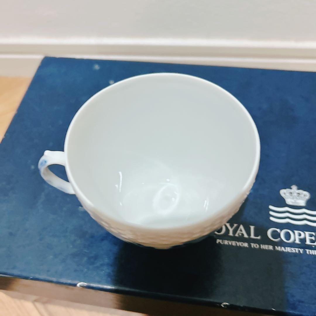 【美品】ロイヤルコペンハーゲン　ブルーフラワー　カップ＆ソーサー　ペア