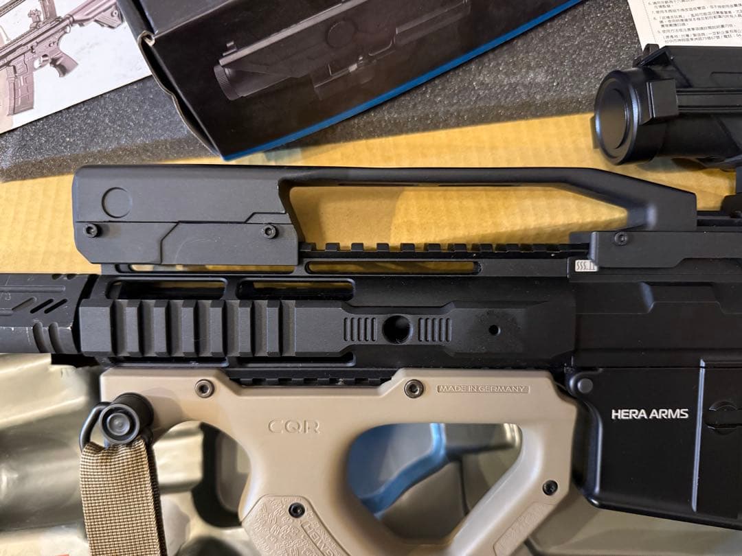 実物NcSTAR ブラスターキャリーハンドル(加工あり)スコープマウントベース