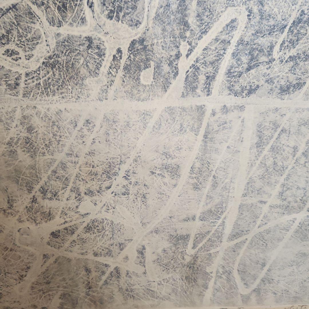 萩原英雄の木版画‥白の幻想(3)