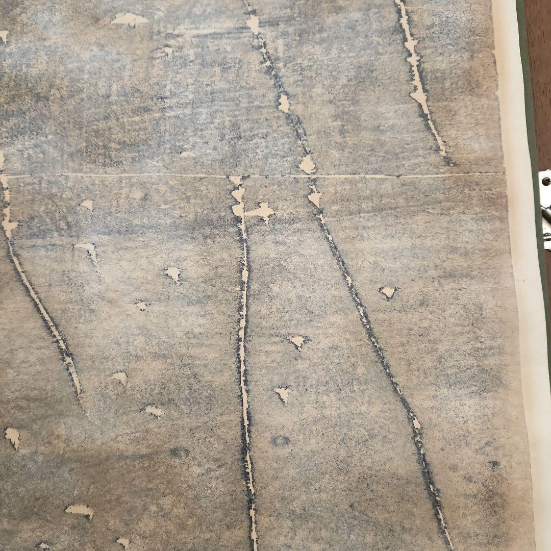 萩原英雄の木版画‥白の幻想(3)