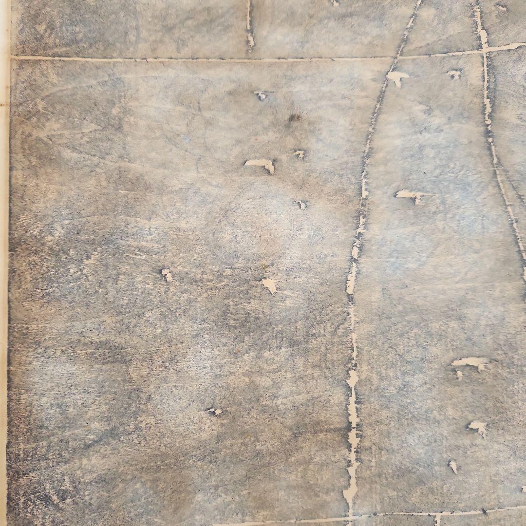 萩原英雄の木版画‥白の幻想(3)