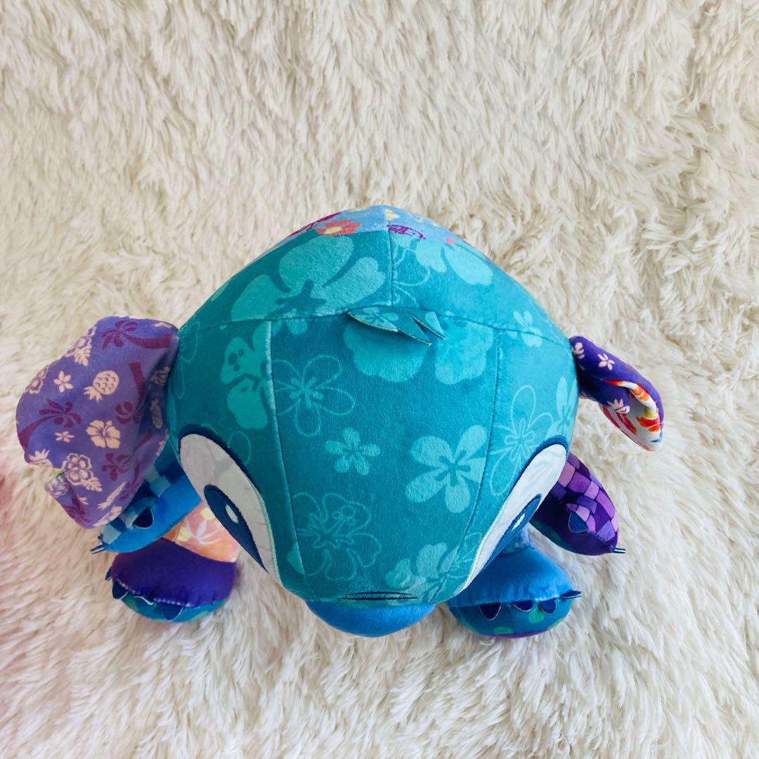 【新品未使用】ディズニー スティッチ&エンジェル 限定品ぬいぐるみ パッチワーク