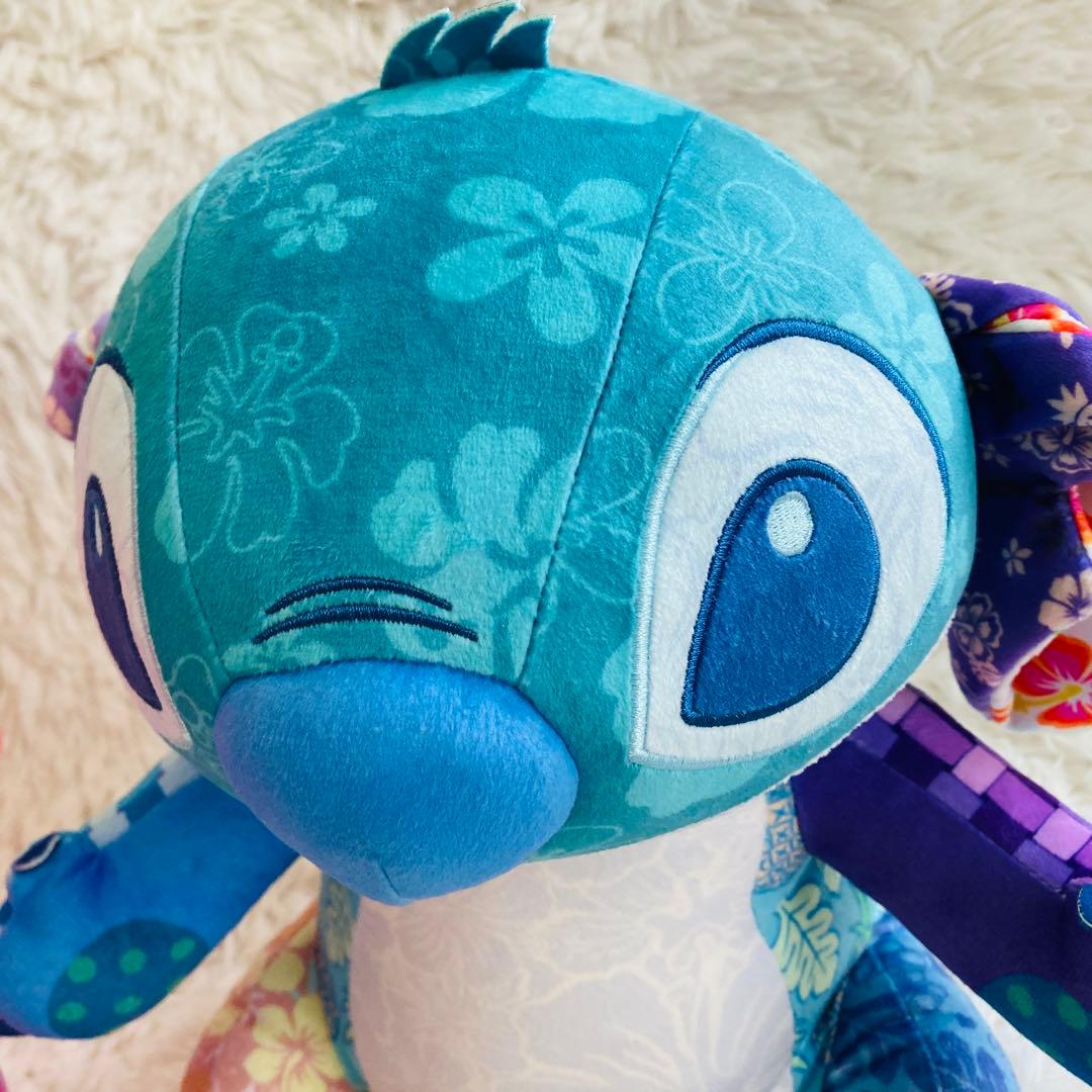 【新品未使用】ディズニー スティッチ&エンジェル 限定品ぬいぐるみ パッチワーク