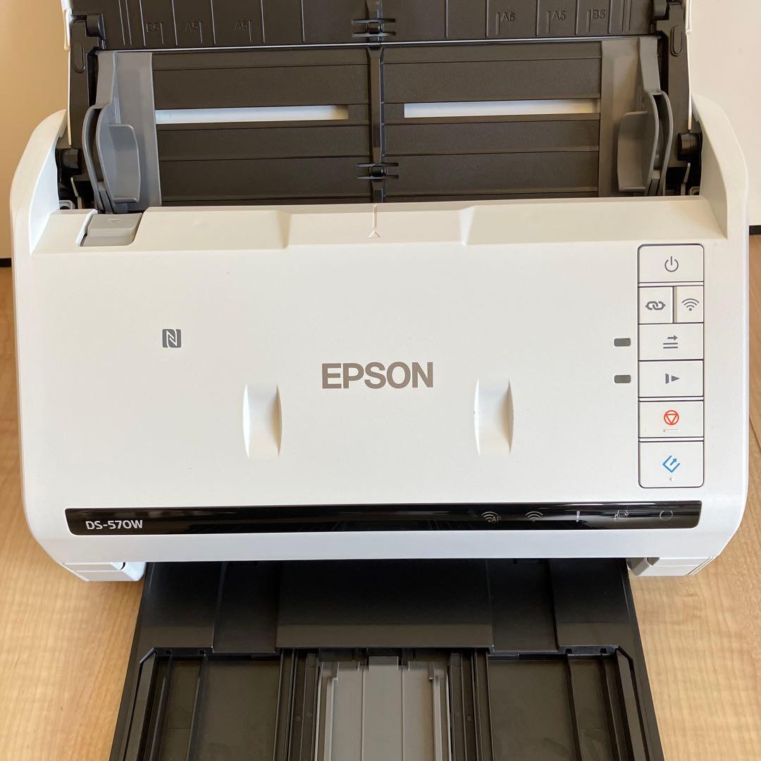 【美品】 EPSON DS-570W ドキュメント スキャナー Wi-Fi対応