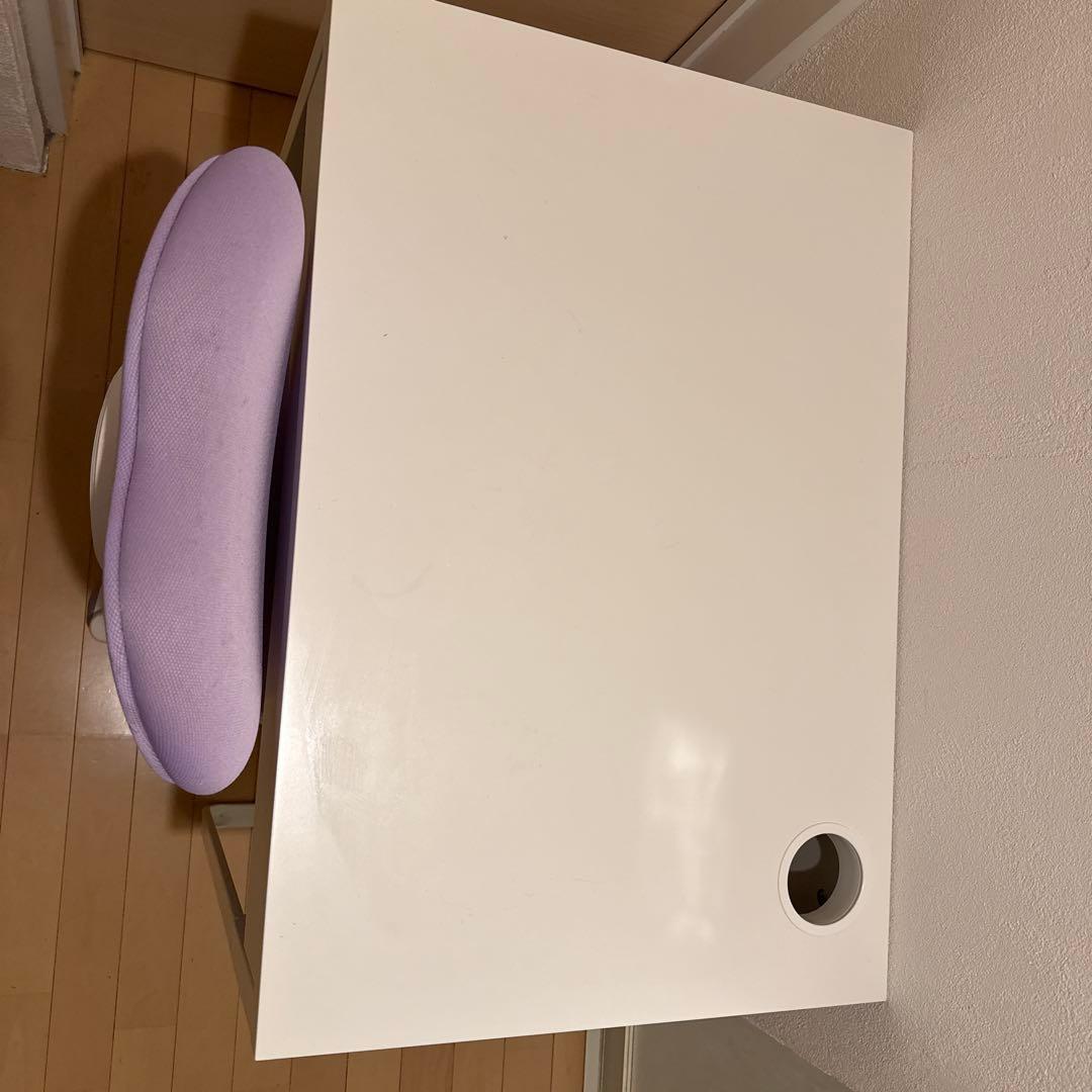 IKEA MICKEデスク＋NITORI学習イス（紫）セット 小学生女の子向け