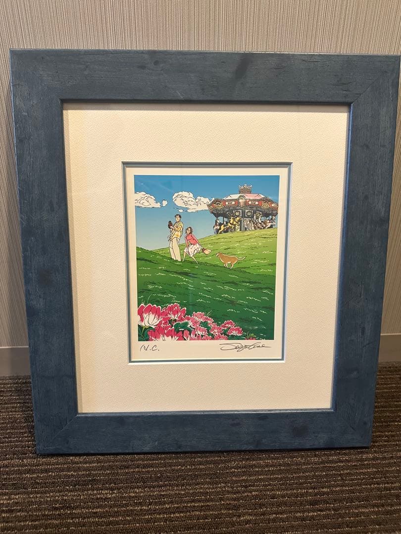 わたせせいぞう　サイン保証書付　希少 ショパンの春曲 非売品 HC 版画