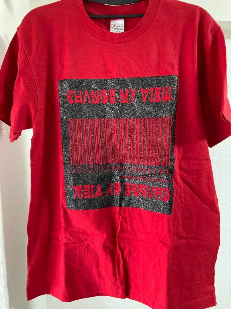 CHANGE MY VIEW Tシャツ 赤