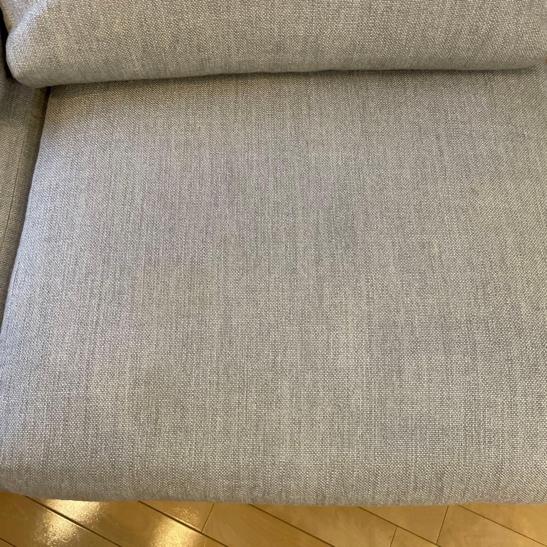 minotti グレーの3人掛けソファ