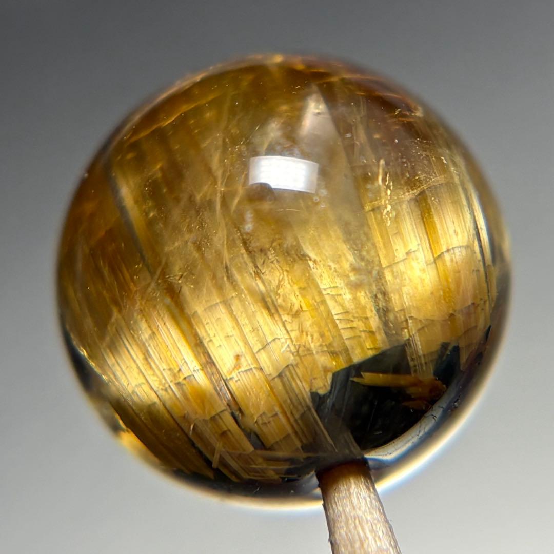 極上　キャッツアイ　タイチンルチルクォーツ　K917