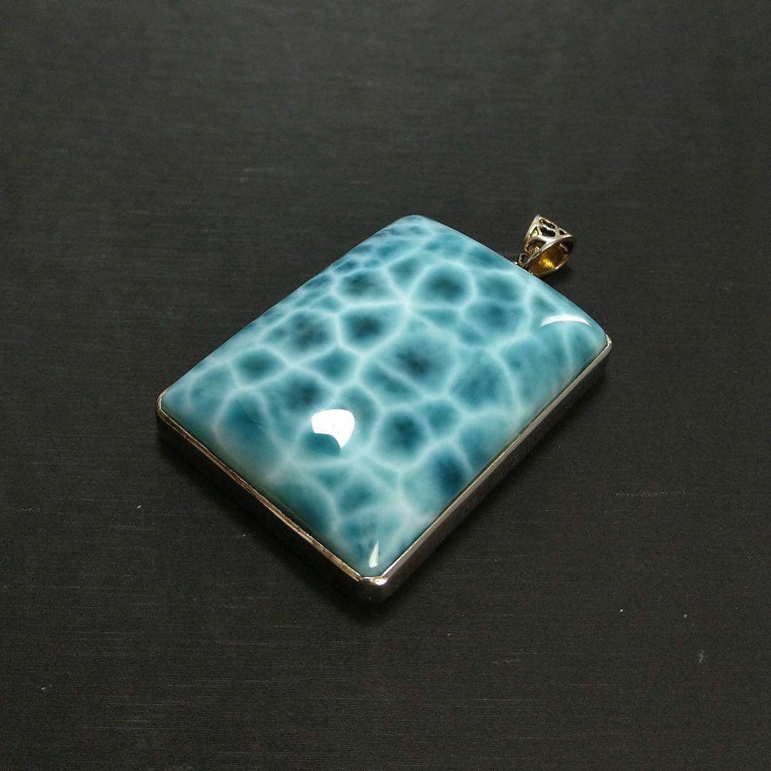 【プレミアム品質】ラリマー ペンダントトップ　コレクション品　美品　希少　レア