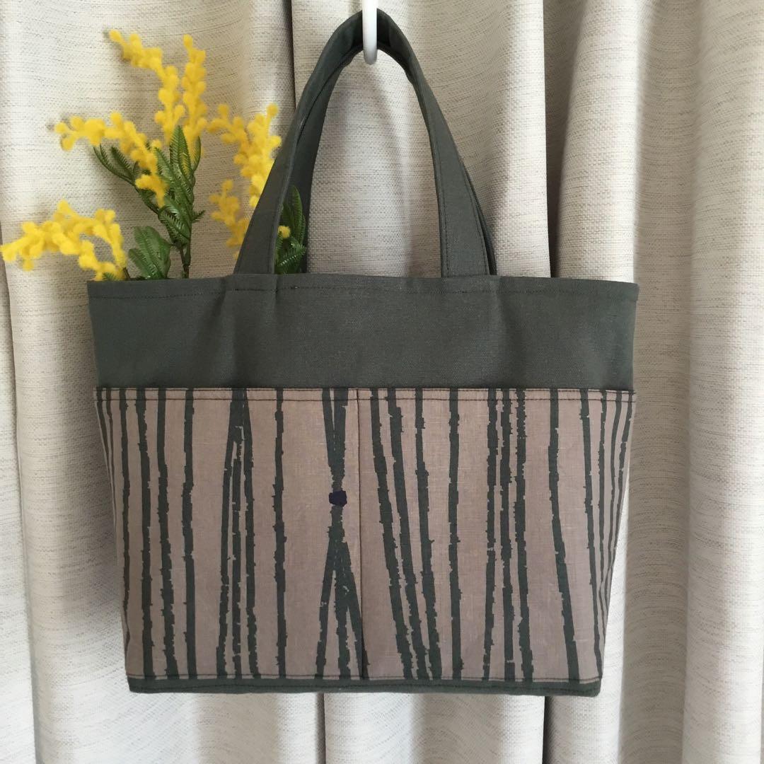 taba light brown トートバッグ