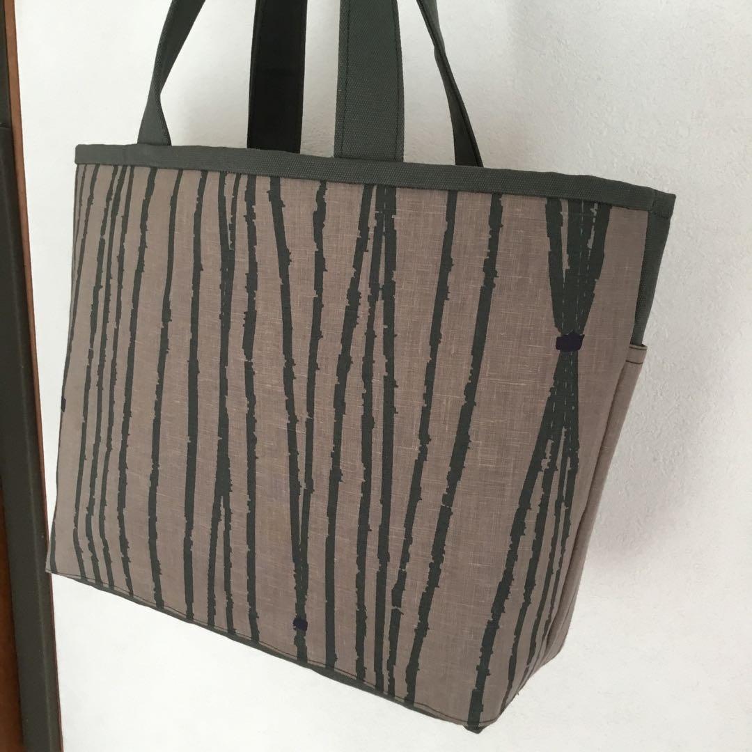 taba light brown トートバッグ