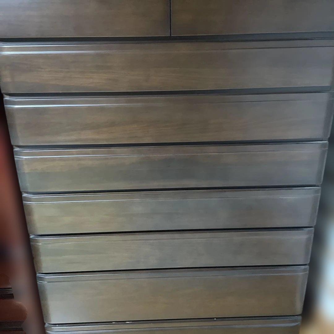 整理タンス♡婚礼家具♡ウォールナット色♡洋服タンス♡着物収納