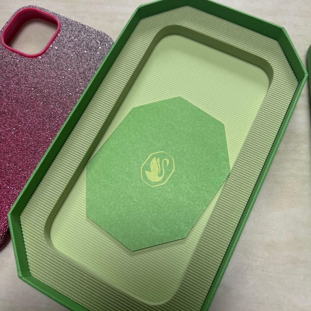 Swarovski グラデーションピンク iPhone14